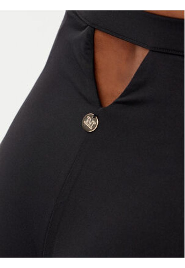 Max Mara Beachwear Dół od bikini 2516821239650 Czarny. Kolor: czarny. Materiał: syntetyk