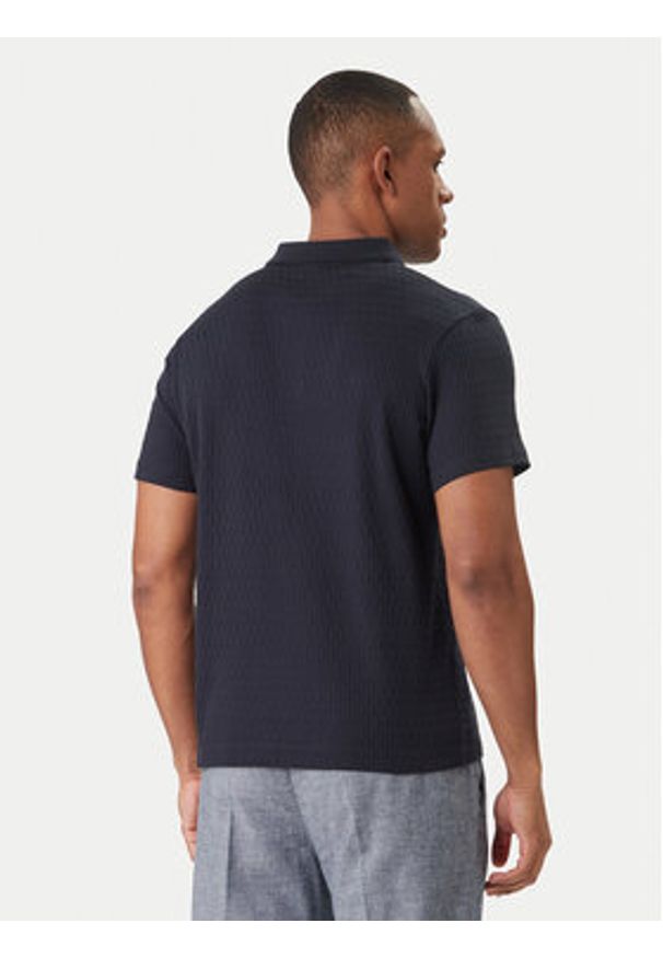 JOOP! Polo Jorge 30101934 Granatowy Slim Fit. Typ kołnierza: polo. Kolor: niebieski. Materiał: bawełna