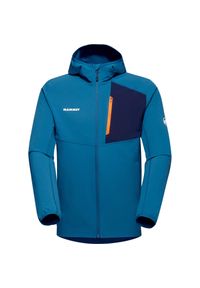 Bluza trekkingowa męska Mammut Madris Light ML Hooded. Kolor: niebieski