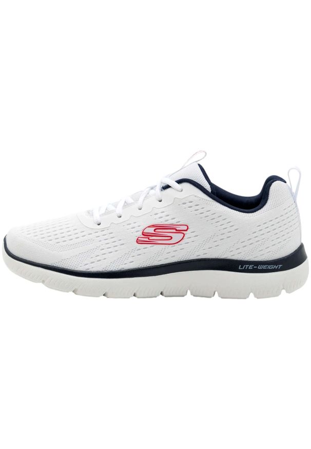 skechers - Buty męskie SKECHERS Summits Torre. Kolor: biały, niebieski, wielokolorowy