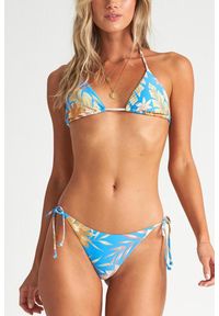 Billabong - Dół od stroju kąpielowego BillaBong Palm Rise Tie Isla. Stan: obniżony. Kolor: niebieski. Materiał: elastan, poliamid