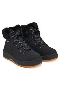 skechers - Skechers Botki Park City 168087/BBK Czarny. Kolor: czarny. Materiał: skóra #6