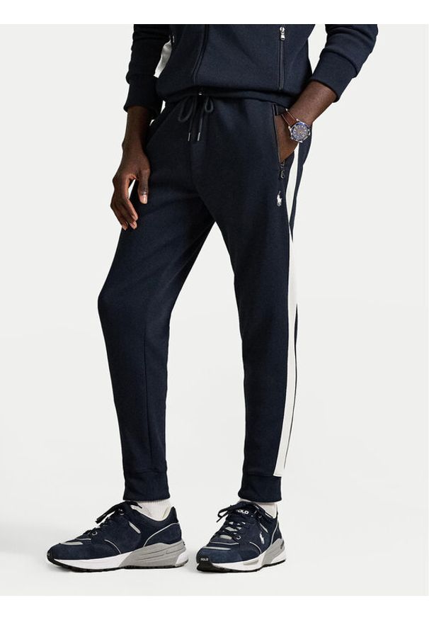 Polo Ralph Lauren Spodnie dresowe 710P03890001 Granatowy Regular Fit. Kolor: niebieski. Materiał: syntetyk