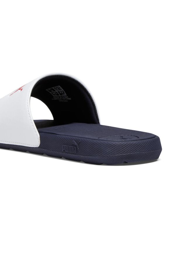 Puma - Młodzieżowe klapki Cool Cat 2.0 PUMA. Kolor: niebieski, wielokolorowy, biały. Sezon: lato. Styl: młodzieżowy