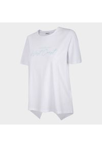 outhorn - T-shirt damski TSD615 - biały - Outhorn. Kolor: biały #3