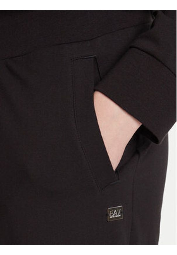 EA7 Emporio Armani Dres 7W000463 AF13135 UC001 Czarny Regular Fit. Kolor: czarny. Materiał: bawełna