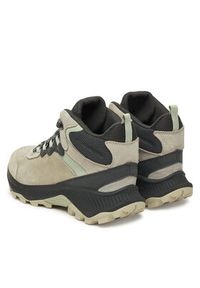 Merrell Trekkingi Speed Strike 2 Leather Mid Waterproof J038387 Beżowy. Kolor: beżowy. Materiał: skóra, zamsz. Sport: turystyka piesza