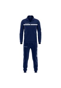 Givova One Polarfleece dres z pełnym zamkiem 3XS. Kolor: niebieski, wielokolorowy, biały. Materiał: dresówka. Sport: piłka nożna #1