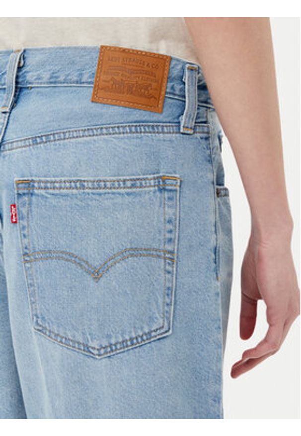 Levi's® Szorty jeansowe 000MJ-0000 Niebieski Baggy Fit. Kolor: niebieski. Materiał: bawełna