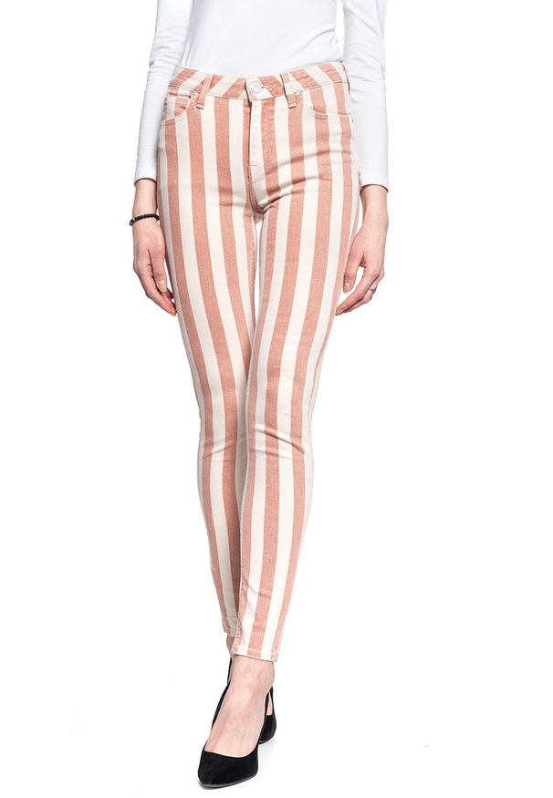 Lee - SPODNIE DAMSKIE LEE SKINNY HIGH WAIST TERACOTTA L626LIMG 112114249. Stan: podwyższony