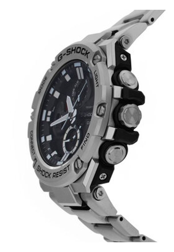 G-Shock Zegarek GST-B100D-1AER Srebrny. Kolor: srebrny