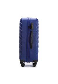 Wittchen - Zestaw walizek z ABS-u z deseniem granatowy. Kolor: niebieski. Materiał: guma #9