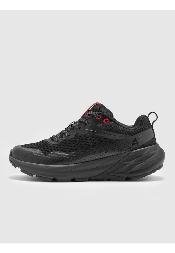 4f - 4F Niskie buty do trekkingu i trailu SPEED HIKER z membraną damskie - czarne 38. Kolor: czarny. Materiał: materiał, guma. Szerokość cholewki: normalna