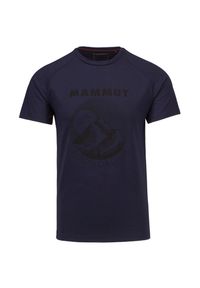 Mammut - T-shirt MAMMUT MOUNTAIN. Materiał: tkanina, materiał. Długość rękawa: raglanowy rękaw. Wzór: nadruk. Sport: fitness, outdoor