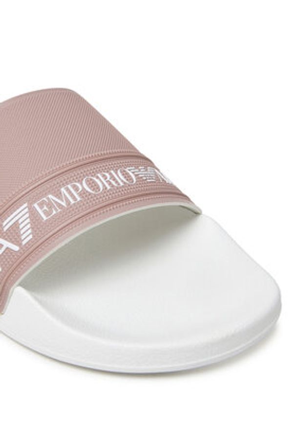 EA7 Emporio Armani Klapki 7X000110 AF15128 M0109 Beżowy. Kolor: beżowy. Materiał: syntetyk