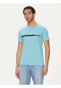 BOSS T-Shirt 50517970 Niebieski Slim Fit. Kolor: niebieski. Materiał: bawełna #1