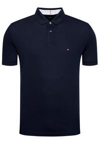 TOMMY HILFIGER - Tommy Hilfiger Polo 1985 MW0MW17770 Granatowy Regular Fit. Typ kołnierza: polo. Kolor: niebieski. Materiał: bawełna #4