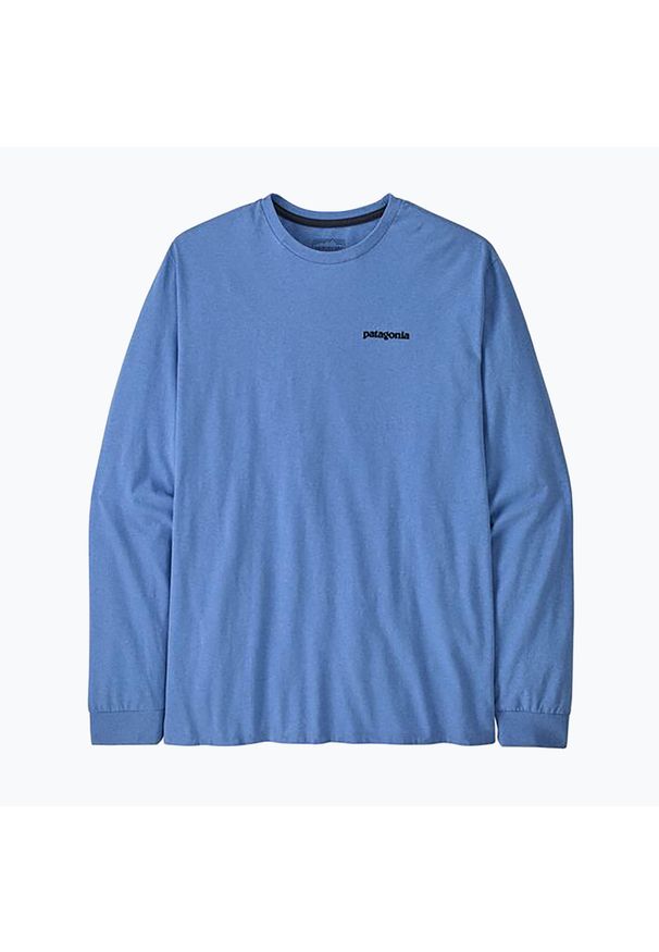 Longsleeve męski Patagonia P-6 Logo Responsibili. Kolor: niebieski. Długość rękawa: długi rękaw