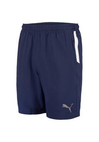 Puma - Sportowe spodenki treningowe DryCELL PUMA teamLIGA Sideline Shorts. Kolor: niebieski, wielokolorowy, biały. Sport: piłka nożna