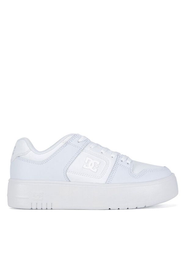 DC Sneakersy MANTECA 4 PLATFORM ADJS100156-WW0 Biały. Kolor: biały. Materiał: skóra. Obcas: na platformie