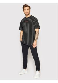 Karl Kani T-Shirt Signature Pinstripe 6030153 Czarny Regular Fit. Kolor: czarny. Materiał: bawełna