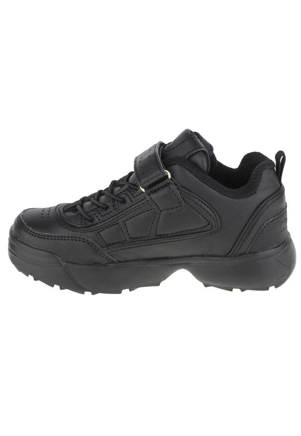 Buty do chodzenia dla dzieci Kappa Rave NC K. Zapięcie: rzepy. Kolor: czarny. Materiał: syntetyk, materiał. Szerokość cholewki: normalna. Sport: turystyka piesza