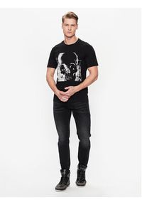 John Richmond T-Shirt Corta RMP23188TS Czarny Regular Fit. Kolor: czarny. Materiał: bawełna #4
