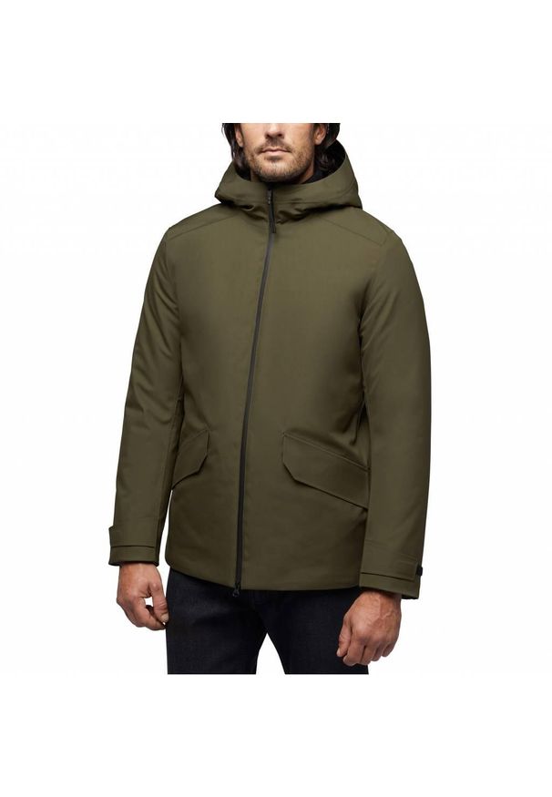 Kurtka Geox Model M Clintford Kolor Zielony. Kolor: zielony. Materiał: tkanina