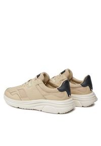 TOMMY HILFIGER - Tommy Hilfiger Sneakersy Modern Runner Premium Lth FM0FM04879 Beżowy. Kolor: beżowy. Materiał: skóra #6