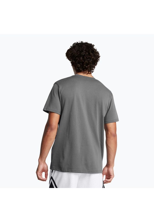 Koszulka męska Under Armour Curry Hvyweight Logo. Kolor: szary