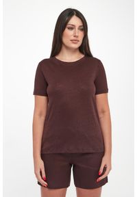 Ecoalf - T-shirt damski lniany Lane ECOALF. Materiał: len #2