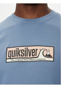 Quiksilver Bluza EQYFT05055 Niebieski Regular Fit. Kolor: niebieski. Materiał: bawełna #4