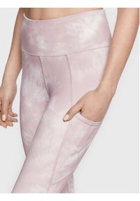 Wrangler Legginsy Compression WA2M1416H 112324348 Różowy Slim Fit. Kolor: różowy. Materiał: syntetyk