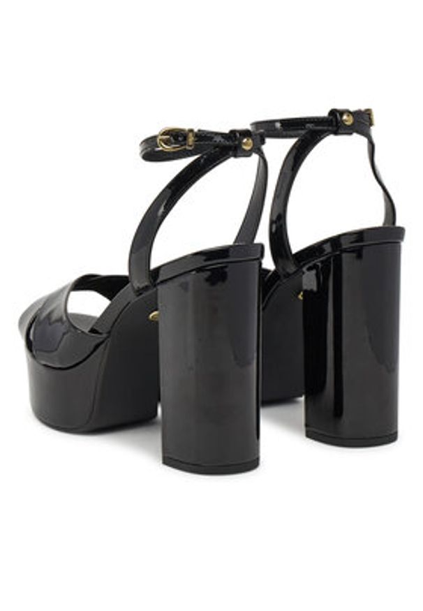 Buffalo Sandały Jessie 1291606 Czarny. Kolor: czarny. Materiał: skóra