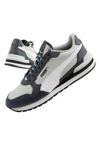 Buty sportowe sneakersy unisex Puma ST Runner v4. Kolor: szary, biały, wielokolorowy