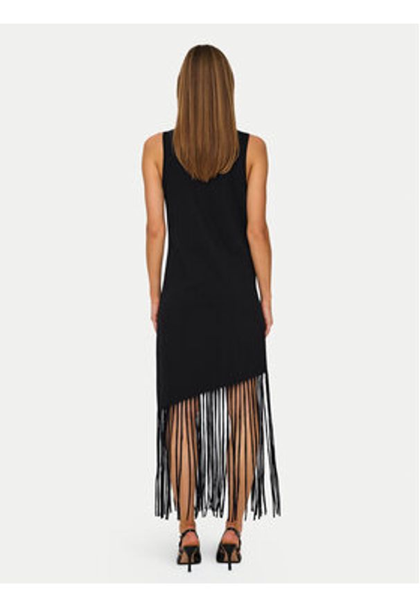 only - ONLY Sukienka codzienna Zinna 15325497 Czarny Regular Fit. Okazja: na co dzień. Kolor: czarny. Materiał: bawełna. Typ sukienki: proste. Styl: casual