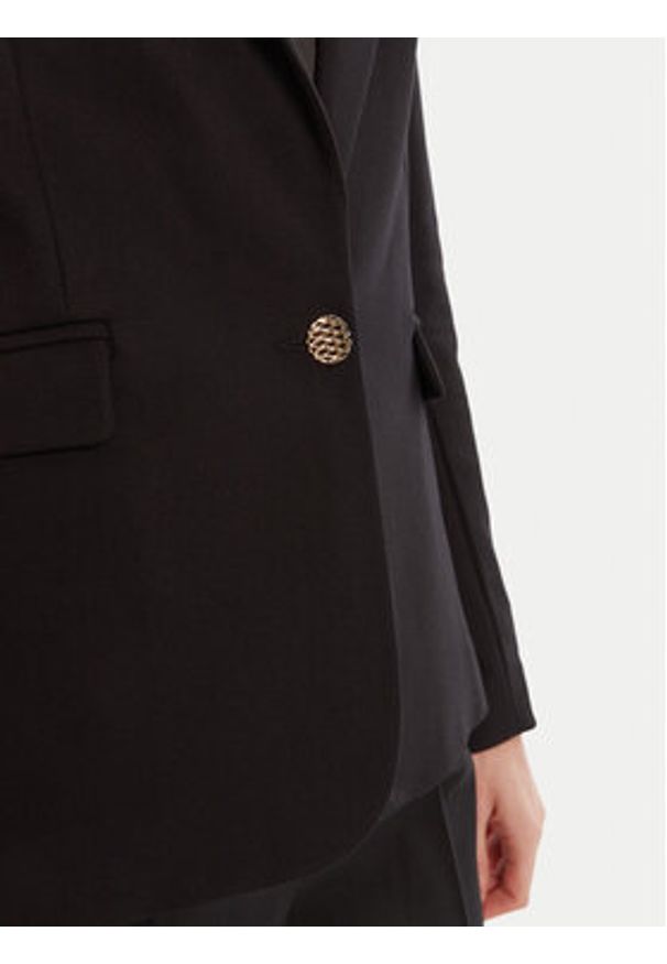 Morgan Marynarka 222-VLIME.F Czarny Regular Fit. Kolor: czarny. Materiał: bawełna, syntetyk