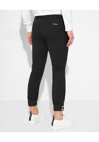 Les Hommes - LES HOMMES - Czarne spodnie ze ściągaczami. Kolor: czarny. Długość: długie #4