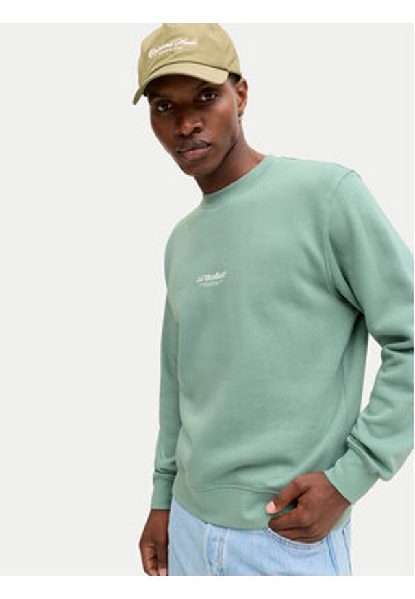 Jack & Jones Bluza Soho 12278791 Zielony Relaxed Fit. Kolor: zielony. Materiał: bawełna