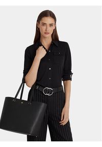 Lauren Ralph Lauren Torebka 431911655001 Czarny. Kolor: czarny. Materiał: skórzane #4