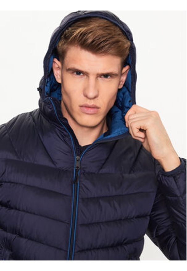 Napapijri Kurtka przejściowa Aerons NP0A4GJO Granatowy Regular Fit. Kolor: niebieski. Materiał: syntetyk