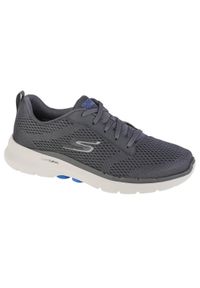 skechers - Buty do chodzenia męskie, Skechers Go Walk 6 Avalo. Kolor: szary. Sport: turystyka piesza