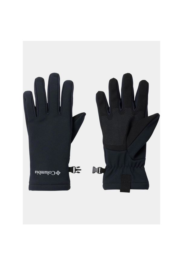 columbia - Rękawice Damskie Columbia Kruser Ridge III. Kolor: czarny. Materiał: softshell. Sezon: zima, jesień. Sport: turystyka piesza