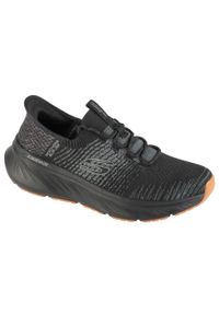 skechers - Buty sportowe Sneakersy męskie, Slip-Ins: Edgeride - Raygo. Kolor: czarny. Sport: turystyka piesza