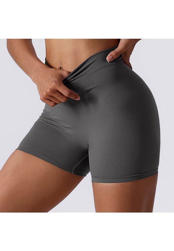 Intica - Szorty sportowe modelujące pośladki elastyczne Mirosava. Kolor: zielony. Materiał: materiał. Sport: fitness