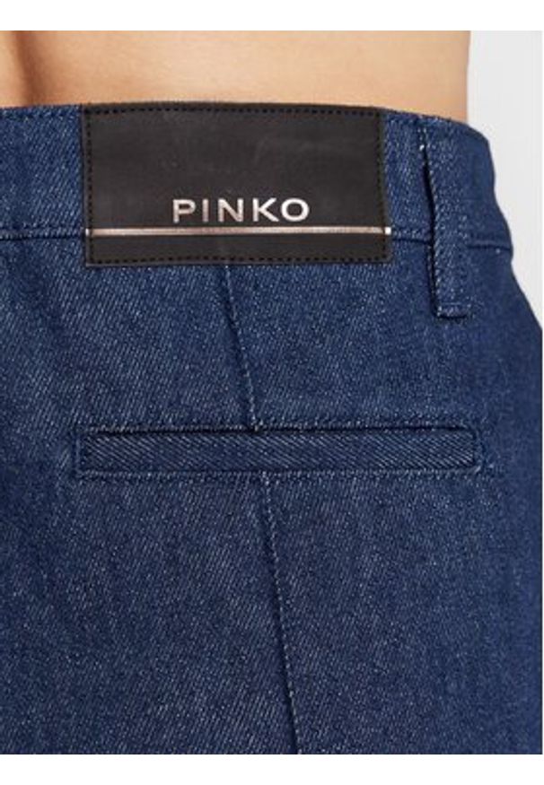 Pinko Jeansy Strillo 1J111L A09I Niebieski Flare Fit. Kolor: niebieski