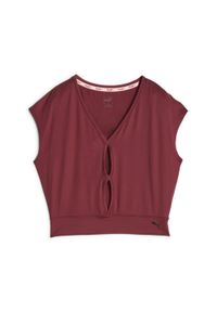 Stroje kąpielowe damskie Puma Studio Yogi. Kolor: czerwony, wielokolorowy, brązowy. Materiał: poliester, materiał, elastan. Sport: fitness #1