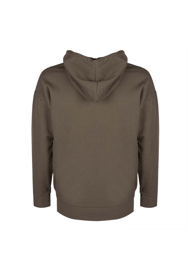 Xagon Man Bluza | MDAW10 | Mężczyzna | Wojskowa Zieleń. Okazja: na co dzień. Typ kołnierza: kaptur. Materiał: wiskoza, nylon, elastan. Wzór: aplikacja. Styl: militarny