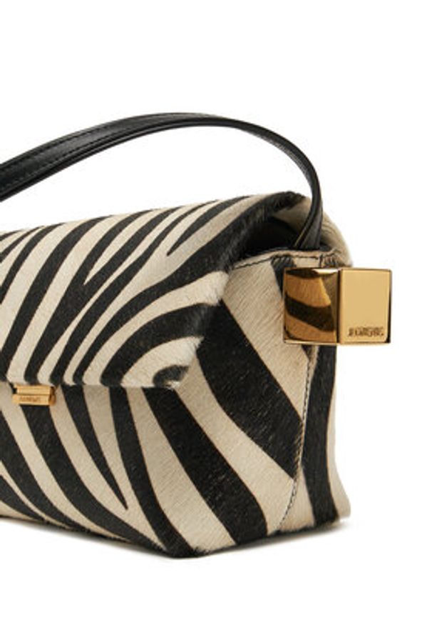 JACQUEMUS Torebka The Rond Carre 24H243BA383-3209 Biały. Kolor: biały. Materiał: skórzane