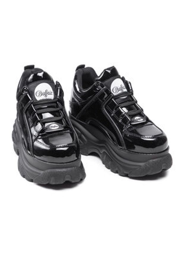 Buffalo London Sneakersy BN15332341 Czarny. Kolor: czarny. Materiał: skóra, lakier